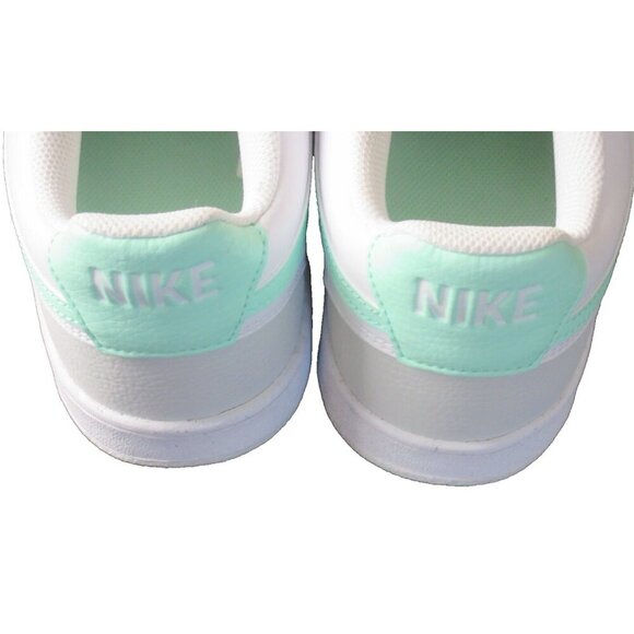 Nike Men's Court Vision Lo NN Leather Shoes White Mint Green Sizes NIB - Picture 5 of 5